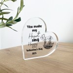 Personalised Photo Plaque Valentines Day Gift For Him Her