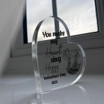 Personalised Photo Plaque Valentines Day Gift For Him Her