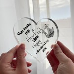 Personalised Photo Plaque Valentines Day Gift For Him Her