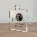 Novelty Gift For Couple Personalised Puzzle Piece Valentines Day