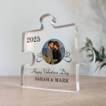 Personalised Happy Valentine's Day Gift For Couple Acrylic Sign