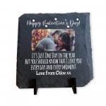 Personalised Valentines Day Gift For Couple Slate Sign