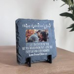 Personalised Valentines Day Gift For Couple Slate Sign