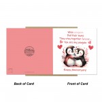 You Are My Penguin Card Greetings Card for Anniversary