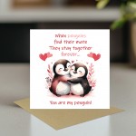 You Are My Penguin Card Greetings Card for Couple Anniversary