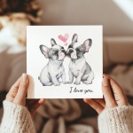 I Love You Dog Card Cute Valentines Card Cards for Him Funny