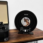 Personalised Vinyl Record Plaque Anniversary Gift for Him Her