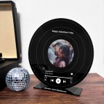 Personalised Song Plaque Record Vinyl Inspired Wedding Song Gift