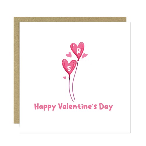 Valentines Day Card, Valentines Card, Personalised Card