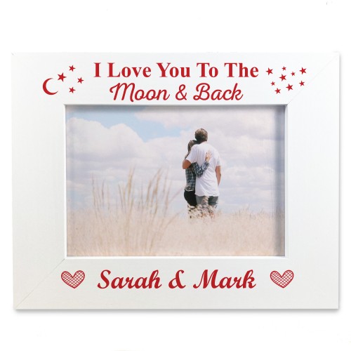 Personalised Photo Frame Romantic Gift For Partner I Love You