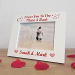 Personalised Photo Frame Romantic Gift For Partner I Love You