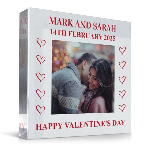 Valentines Day Gift For Him Her Personalised Plaque Boyfriend