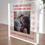 Valentines Day Gift For Him Her Personalised Plaque Boyfriend