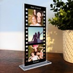 Personalised Retro Photo Film Plaque Picture Gifts Friendship