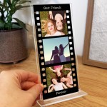 Personalised Retro Photo Film Plaque Picture Gifts Friendship