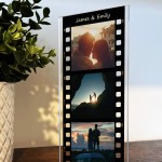 Personalised Retro Film Photo Acrylic Plaque Couple Photo Sign