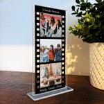 Personalised Retro Film Photo Acrylic Plaque Friendship Gift