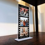 Personalised Retro Film Photo Acrylic Plaque Friendship Gift