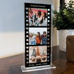 Personalised Retro Film Photo Acrylic Plaque Friendship Gift