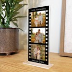 Personalised Gift For 10th Anniversary Photo Collage Plaque