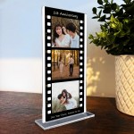 Personalised 1st Anniversary Gift Retro Photo Collage Plaque