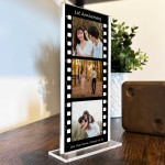 Personalised 1st Anniversary Gift Retro Photo Collage Plaque