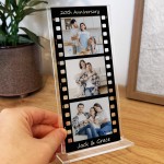 Personalised Gift For 20th Anniversary Photo Collage Plaque