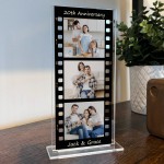 Personalised Gift For 20th Anniversary Photo Collage Plaque