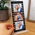 Personalised Gift For 30th Anniversary Photo Collage Plaque