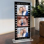 Personalised Gift For 30th Anniversary Photo Collage Plaque