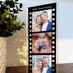 Personalised Gift For 30th Anniversary Photo Collage Plaque