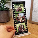 Personalised Gift For 4th Anniversary Photo Collage Plaque