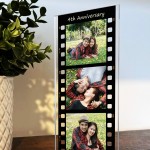 Personalised Gift For 4th Anniversary Photo Collage Plaque