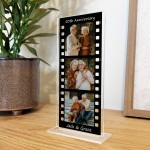 Personalised Gift For 50th Anniversary Photo Collage Plaque