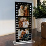 Personalised Gift For 50th Anniversary Photo Collage Plaque