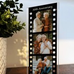 Personalised Gift For 50th Anniversary Photo Collage Plaque