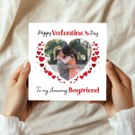 Valentines Day Personalised Photo Valentines Day Card Boyfriend