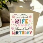 Wife Birthday Card Happy Birthday Card For Wife Birthday Card