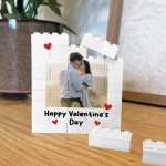 Personalised Happy Valentines Day Gift Couple Photo Block