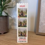 Thank You Gift For Mum Mothers Day Personalised Mum Photo Block