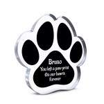 Personalised Pet Memorial Plaque With Beautiful Messag