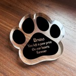 Personalised Pet Memorial Plaque With Beautiful Messag