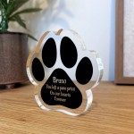 Personalised Pet Memorial Plaque With Beautiful Messag