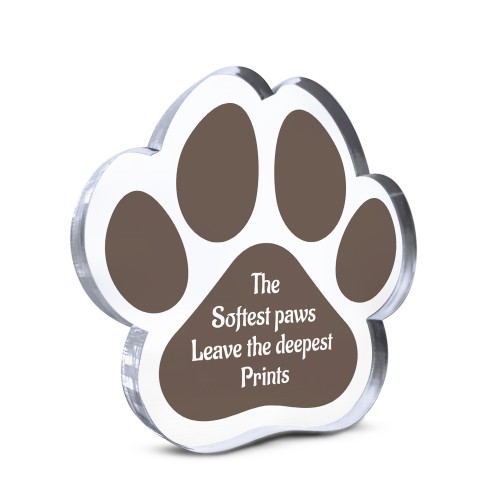 Pet Loss Gift Paw Print Gift Animal Lovers Gift Dog Memorial