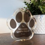 Pet Loss Gift Paw Print Gift Animal Lovers Gift Dog Memorial