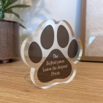 Pet Loss Gift Paw Print Gift Animal Lovers Gift Dog Memorial