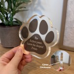 Pet Loss Gift Paw Print Gift Animal Lovers Gift Dog Memorial