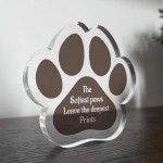 Pet Loss Gift Paw Print Gift Animal Lovers Gift Dog Memorial