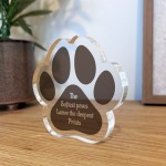 Pet Loss Gift Paw Print Gift Animal Lovers Gift Dog Memorial