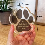 Pet Loss Gift Paw Print Gift Animal Lovers Gift Dog Memorial